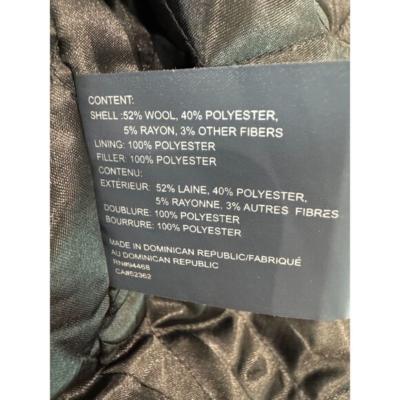 Men's Nautica Double-Breasted Wool Peacoat size large - Picture 15 of 16